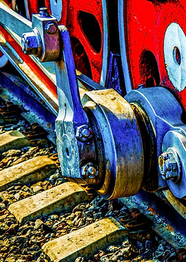 Old Train Wheels Eccentric