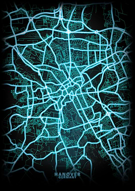 Hanover Germany City Map