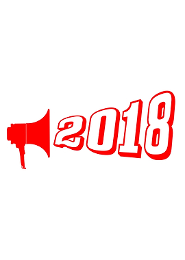Red 2018 Megaphone
