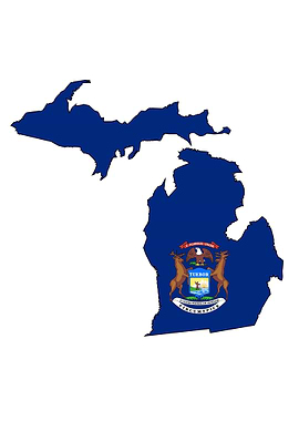 Michigan Outline Map