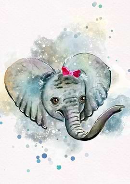 Elephant Watercolor