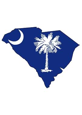 South Carolina Outline Map