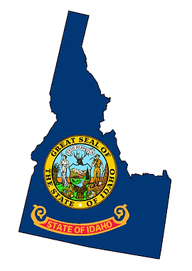 Idaho State Outline Map
