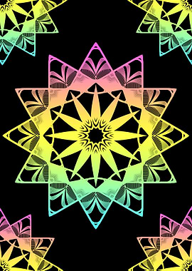 mandala colorfull