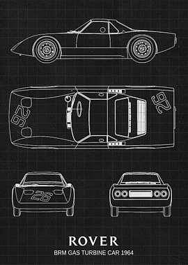 ROVER BRM GAS TURBINE 1964