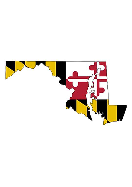 Maryland Outline Map