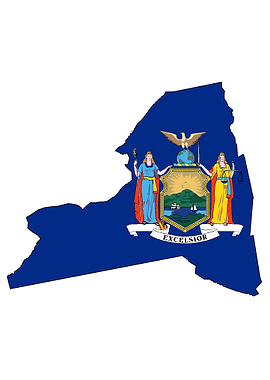 New York State Outline Map