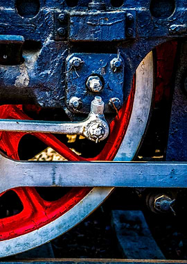 Train Wheel Detail Right