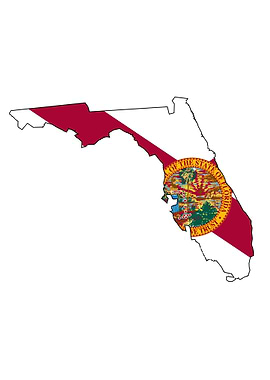 Florida State Outline Map