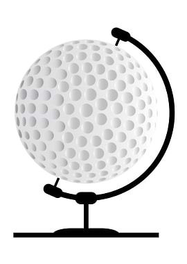 Mounted Golfball