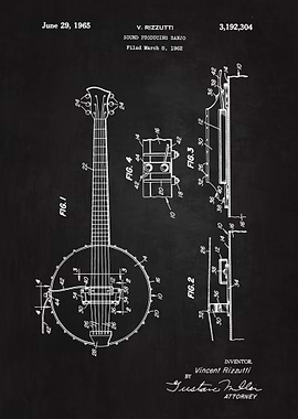 1962 Banjo Patent