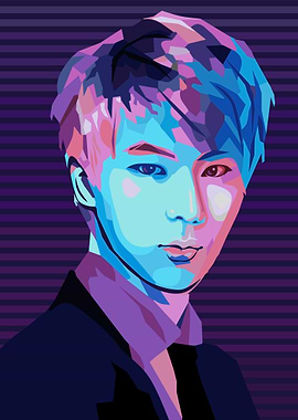BTS JIN POP ART