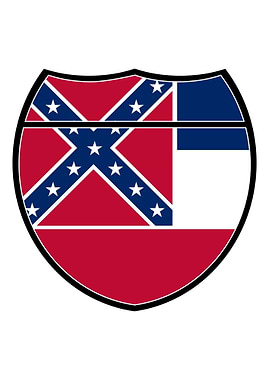 Mississippi Flag Sign