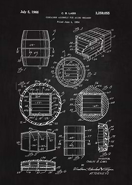 1966 Whiskey Container