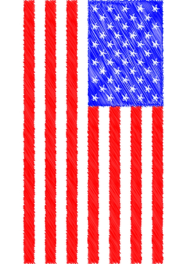 Grunge USA Flag
