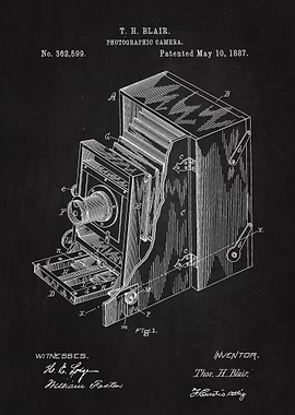 1887 Camera Patent