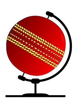 Mounted Cricket Ball