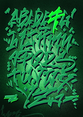 Green Alphabet