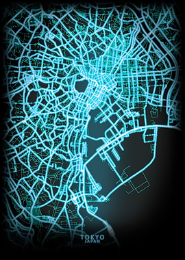 Tokyo Japan City Map