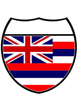 Hawaii Flag Sign