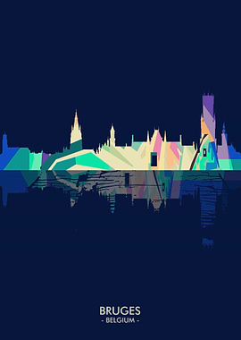 Bruges Skyline Light