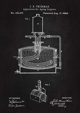 1880 Liquor Apparatus Art