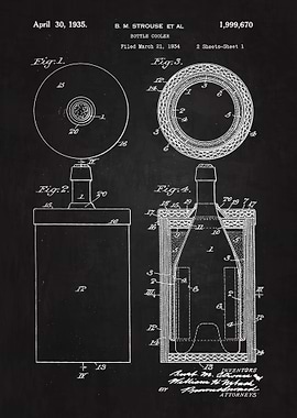 1935 Bottle Cooler Art