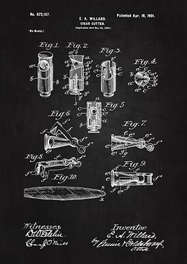 1901 Cigar Cutters Patent