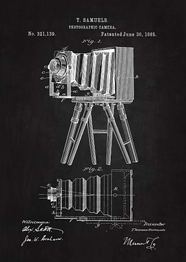 1885 Camera Patent Art
