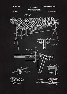 1901 Xylophone Patent