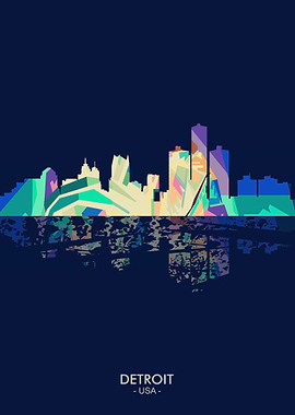 Detroit Skyline light
