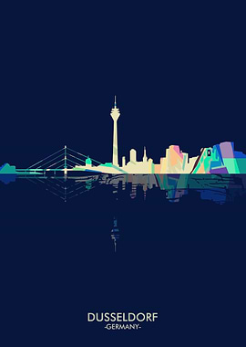 Dusseldorf Skyline