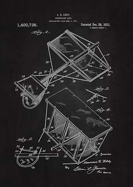1921 Aeroplane Kite Patent