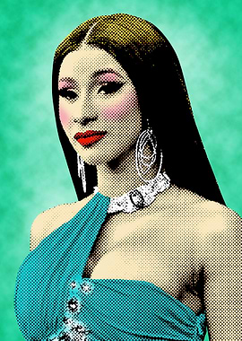 Cardi popart