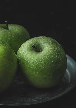 Fresh Granny Smith apples
