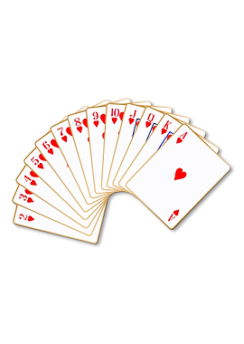 Hearts Suit Playing Cards