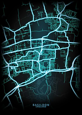 Basildon England City Map