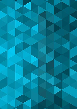 blue triangle background