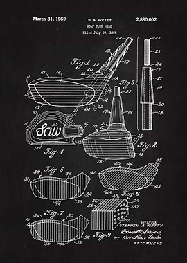 1959 Golf Club Head Patent