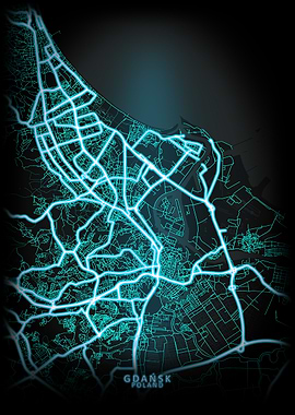 Gdask Poland City Map