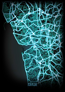 Porto Portugal City Map