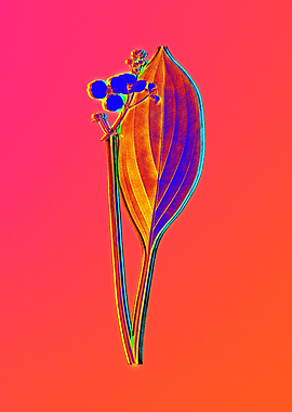 Neon Botanicals Drawing