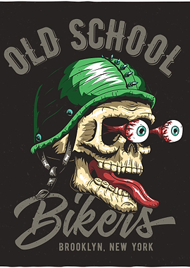 Biker Skull 06