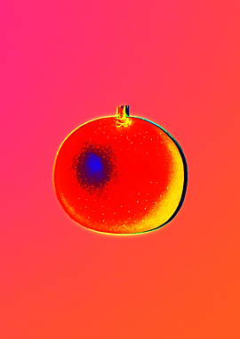 Neon Flower Illustration