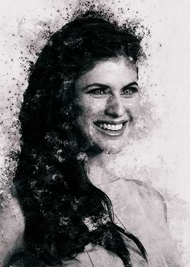 Alexandra Daddario black