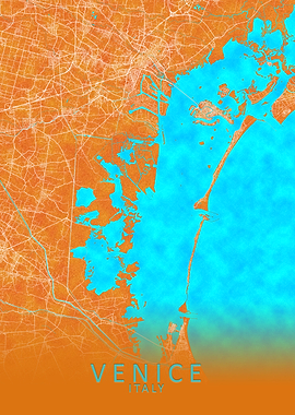 Venice Italy City Map