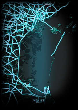 Venice Italy City Map