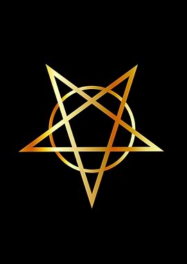 Inverted upside down star