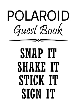 POLAROID Guest Book