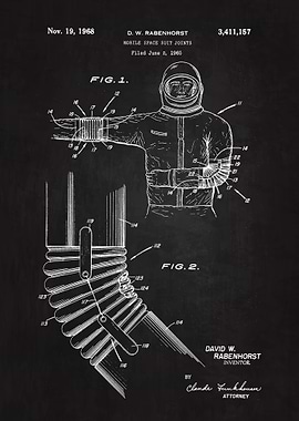 1968 Space Suit Patent